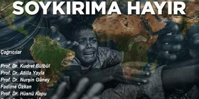 Aydınlardan soykırıma hayır çağrısı