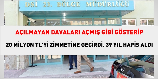 Zimmet sanığı müdür suçunu itiraf etti, 36 yıl 9 ay hapis cezası verildi