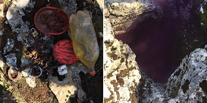 Teröristler mağarayı işkence ve sorgu yeri olarak kullanmış