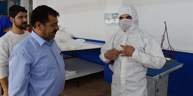 Şanlıurfa, 'antibakteriyel tulum' talebine yetişemiyor
