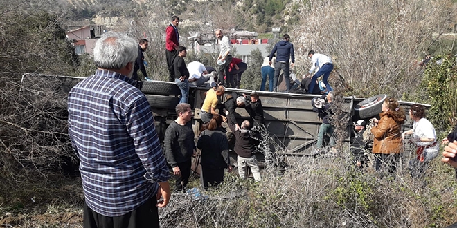 Kadınlar günü gezisi dönüşü kaza: 39 yaralı