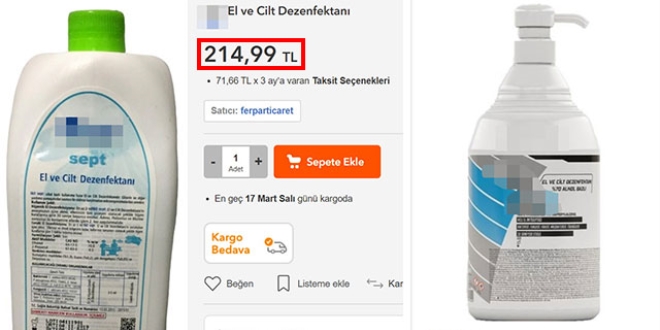 Maske, kolonya ve el dezenfektanının fiyatları şaşırttı