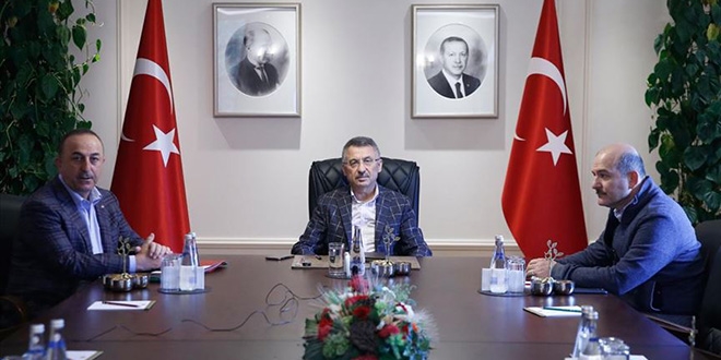 Çankaya Köşkü'nde yeni tip koronavirüs toplantısı yapıldı