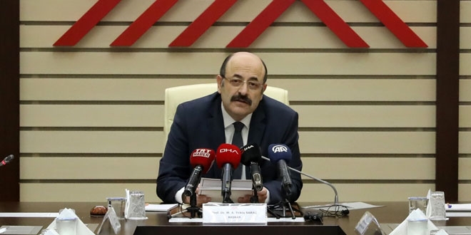 YÖK toplantısında Korona önlemi