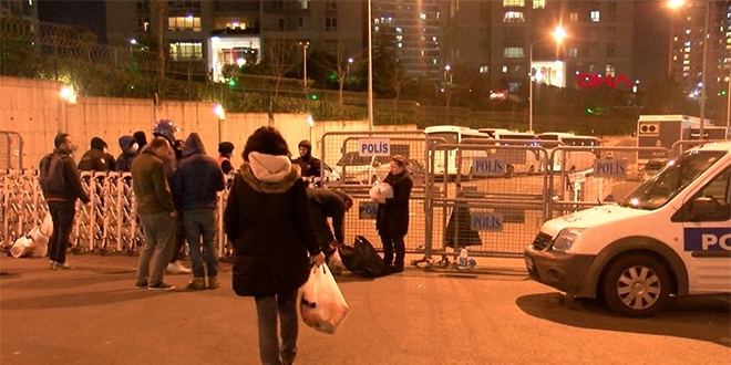 İstanbul'daki karantina yurdunda dün gece