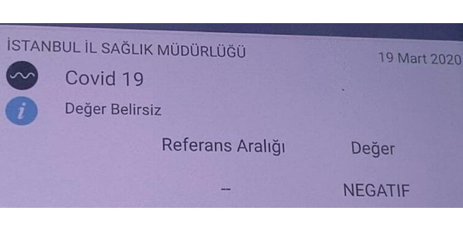 Dr. Ender Saraç'ın test sonuçları belli oldu