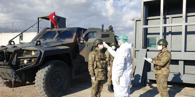 MSB: Hudut birliklerine elbise, eldiven ve maskeyle teçhiz edildi