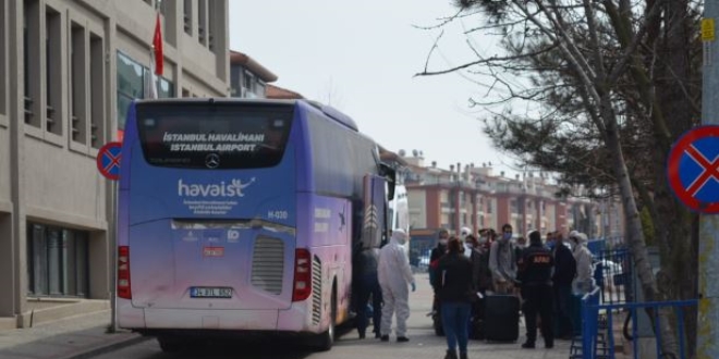 Yurt dışından gelen öğrenciler karantina altına alındı