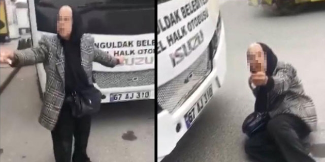 Yaşlı kadının videosunu çeken 2 kişi serbest bırakıldı
