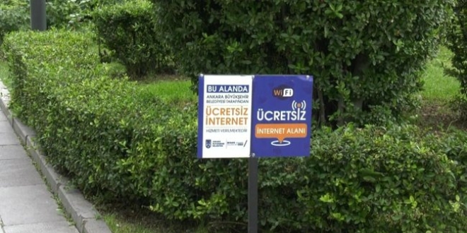 Başkentte parklarda ücretsiz internet hizmeti durduruldu