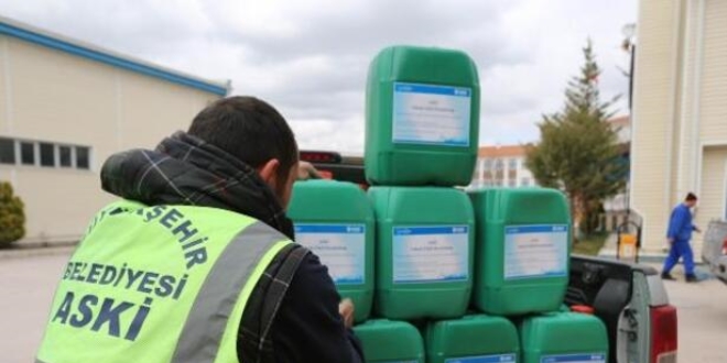 ASKİ Çankırı tuzu ile dezenfektan üretiyor