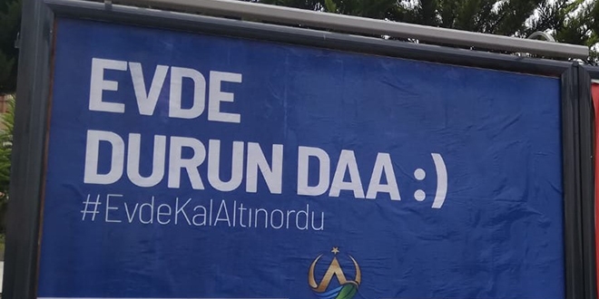 Ordu'da vatandalara 'Orduca' uyar: Evde durun daa