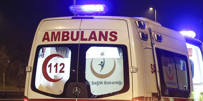Ambulans kaçıran şüpheli kovalamaca sonucu yakalandı