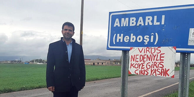 Muhtar, mahalleye giriş ve çıkışları yasakladı