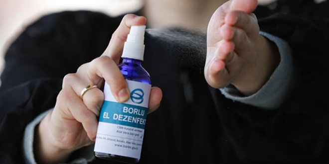 Borlu el dezenfektanında geri sayım başladı