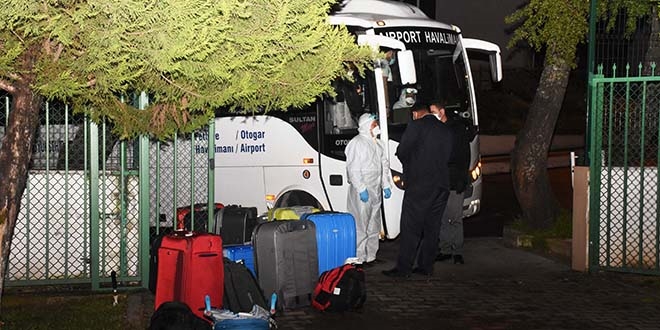 Muğla'ya yurt dışından getirilen 150 kişi yurda yerleştirildi