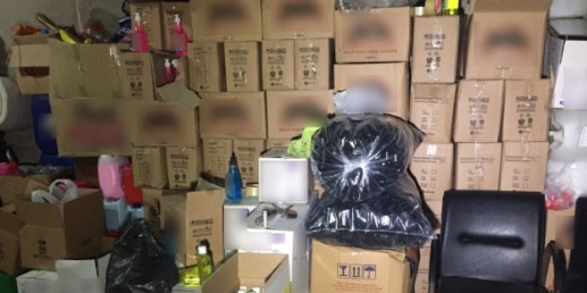 İstanbul'da sahte kolonya ve deterjan operasyonu
