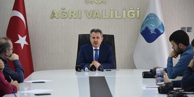 Ağrı Valisi, ildeki koronavirüs vaka sayılarını açıkladı