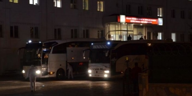 Cezayir'den getirilen 231 kişi Amasya'da yurda yerleştirildi
