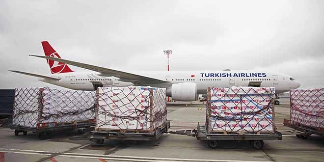 THY dünyanın dört bir yanına sağlık malzemeleri taşıyor