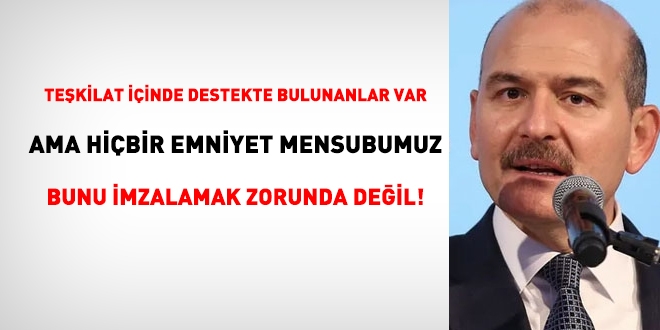 'Polislerden maaş kesintisi' iddiasına Bakan Soylu'dan yanıt
