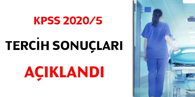 KPSS 2020/5 tercih sonular akland