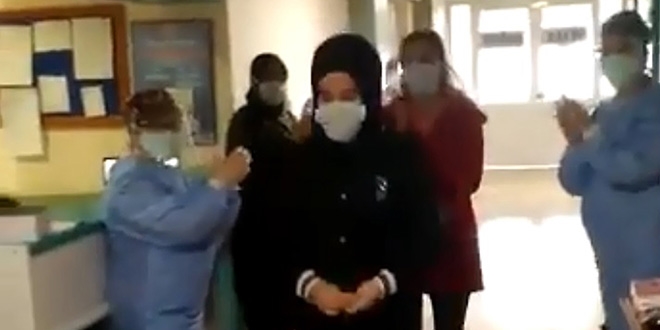 Elazığ'da koronavirüsü yenen 9 hasta taburcu edildi