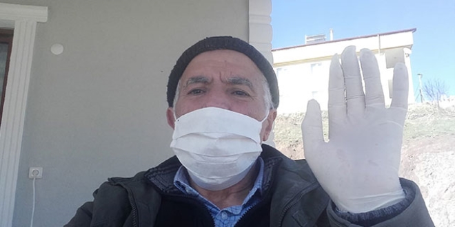 60 yaşındaki hasta, koronavirüsü yenip, taburcu oldu