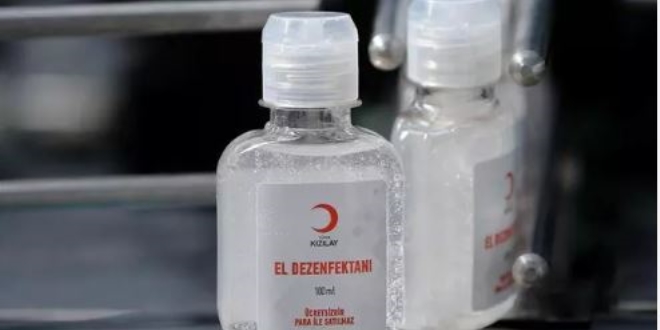 Türk Kızılay ihtiyaç sahiplerine el dezenfektanı dağıtacak