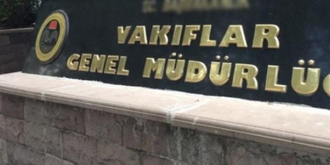 Vakıflar Genel Müdürlüğü jet hızıyla yazıyı değiştirdi