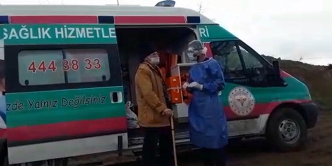 86 yaşında Mustafa dede koronayı yendi, taburcu oldu
