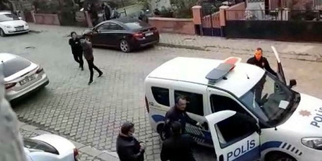 Nevşehir'de kavga ihbarına giden polise alkışlı destek