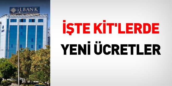 İşte KİT'lerdeki yeni ücretler
