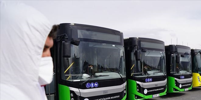 Kayseri bazı toplu taşıma sürücülerinin kovid-19 testi pozitif çıktı