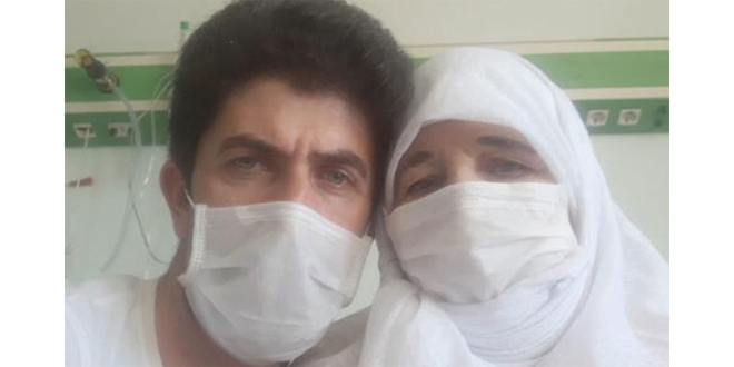 Hastanede tedavi görürken, oğluyla virüse yakalandı