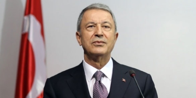 Bakan Akar'dan şehit asker için başsağlığı mesajı
