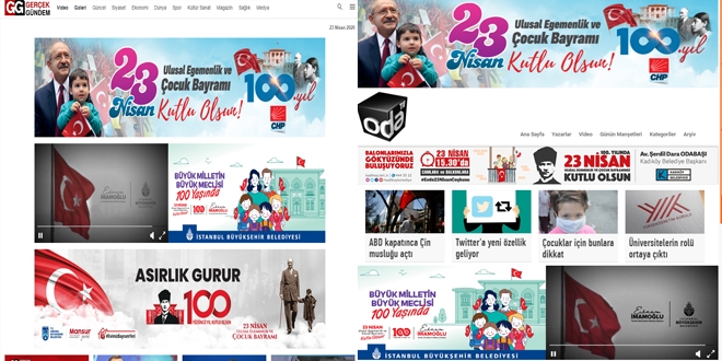 CHP'li belediyelerden, ziyaretçisi olmayan sitelere reklam desteği