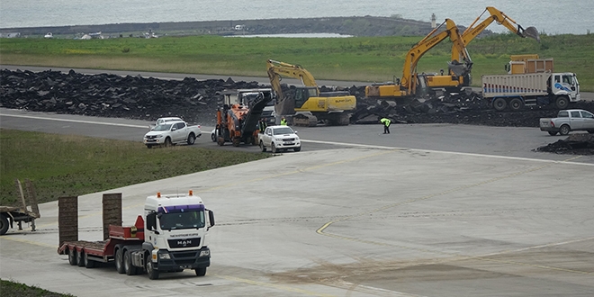 Trabzon Havalimanı pisti geri dönüşüme kazandırılacak