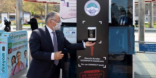 Belediye piyasanın onda biri fiyatına dezenfektan üretti