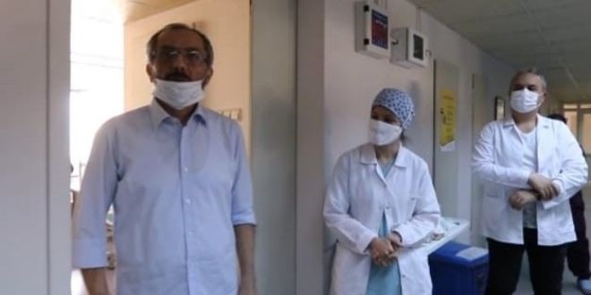 Koronavirüsü yenen İlçe Nüfus Müdürü taburcu oldu