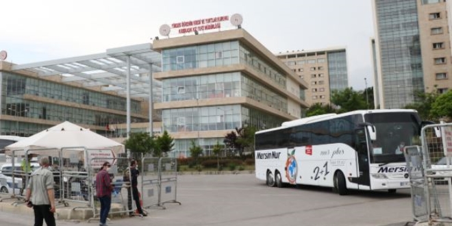 Mersin'de karantina süresi dolan 170 kişi evlerine uğurlandı
