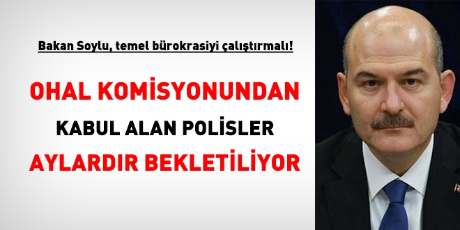 OHAL Komisyonundan kabul kararı alan polisler, aylardır bekliyor