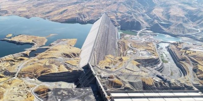Ilısı Barajı'nda enerji üretimi test süreci başladı