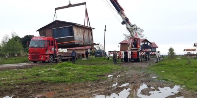 Ordu'da kıyılarda imar kirliliği oluşturan yapılar yıkılıyor