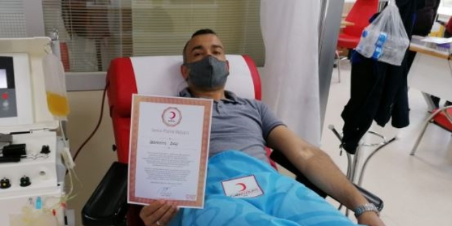 Zabıta memuru 'immün plazma' bağışçısı oldu
