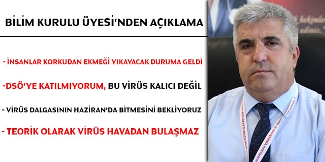 Bilim Kurulu Üyesi: İnsanlar korkudan ekmeği yıkayacak duruma geldi