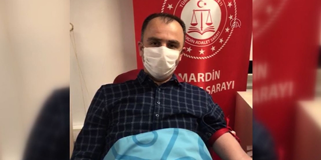 Başsavcı'dan kan bağışı kampanyasına destek