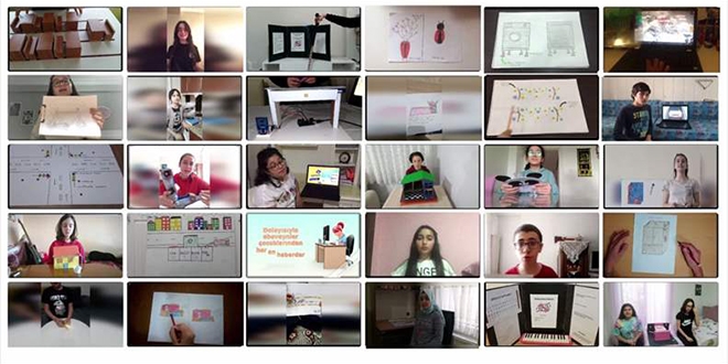 Öğrencilerin sergileyemediği teknoloji ve tasarım projeleri TRT EBA TV'de yayınlandı