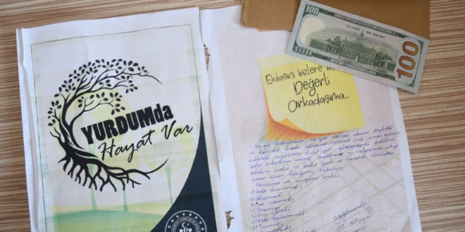 Karantinada kaldıkları yurt odasına öğrenciler için para bıraktılar