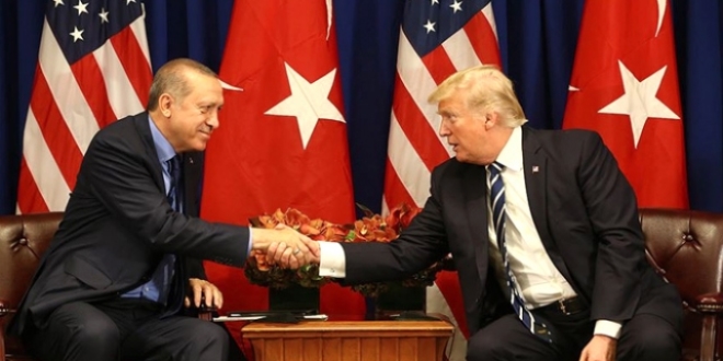 Cumhurbakan Erdoan, Trump'la telefonda grt